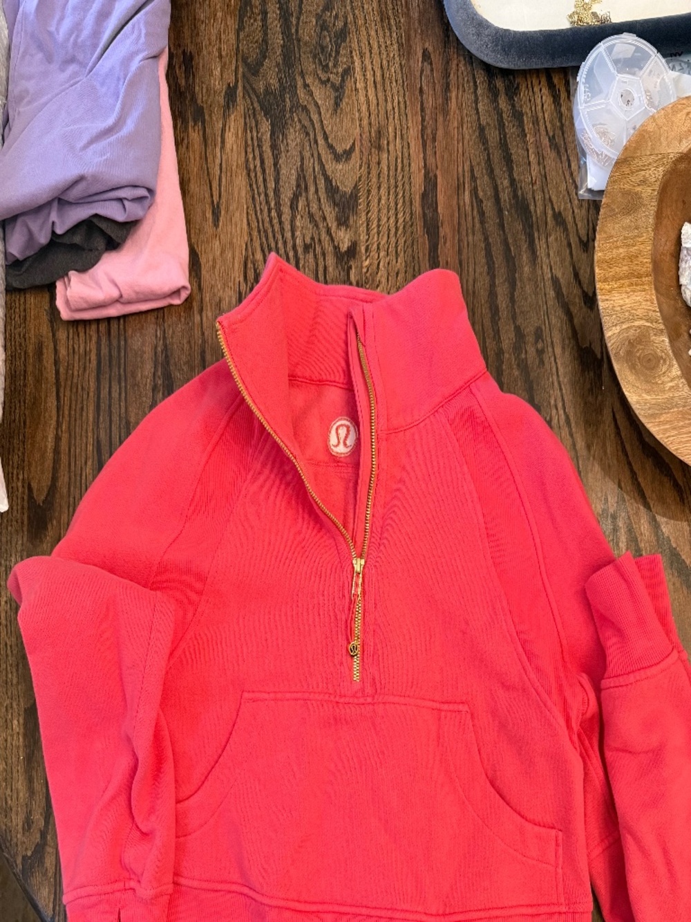 lululemon Oversized Half-Zip Funnel Neck Scuba - XS/S